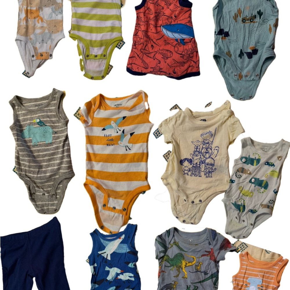 Lot of Baby Boy Clothes 0-3m  Mixed Brands